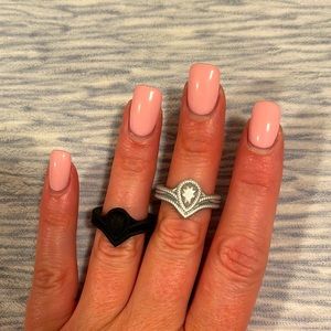 Two silicone wedding rings